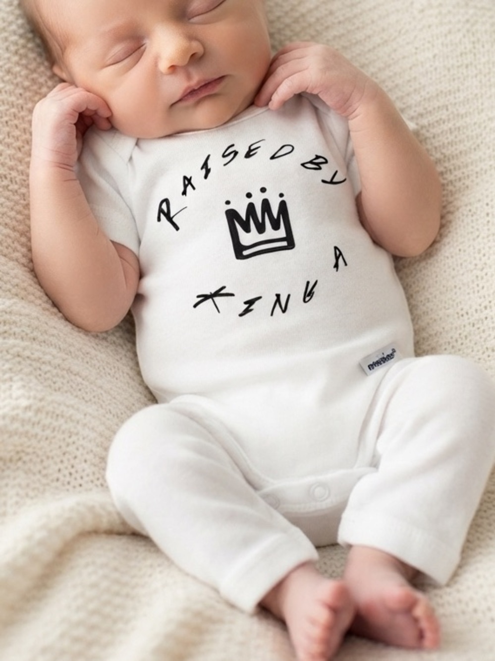 RAISED by king A Gerber one piece size newborn new without tag never worn 100%co